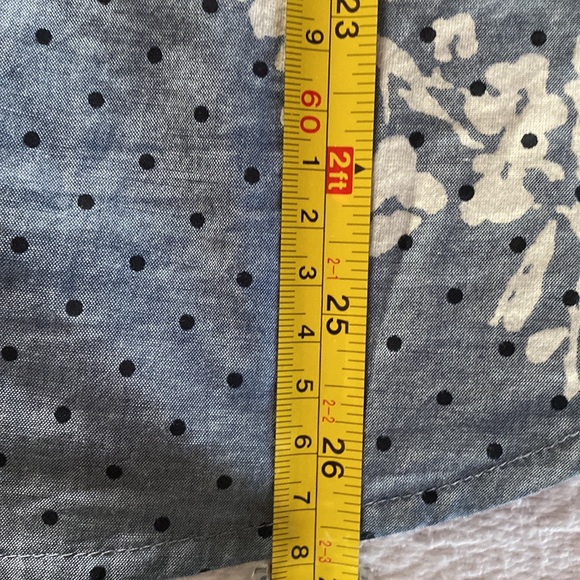 Talbots peasant tunic in floral pattern size Mp - Picture 3 of 5